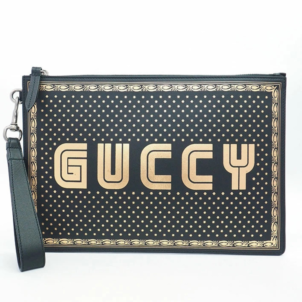 Gucci Sega GUCCY Logo Star Clutch Bag - Picture 1 of 6